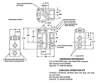 2-CA-1A Normally Closed Pilotair® Valves with Cam Dog Details