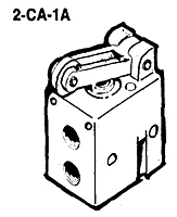 Aventics 2-CA-1A Normally Closed Pilotair® Valves with Cam Dog