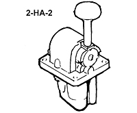 Aventics 2-HA-2 Pilotair® Double Unit Valves, 4-Way Handle Operated