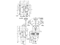 HD-2 Controlair® Pressure vs Lever Travel Detail Drawing