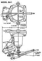 Aventics BA-1 Dimension Drawing